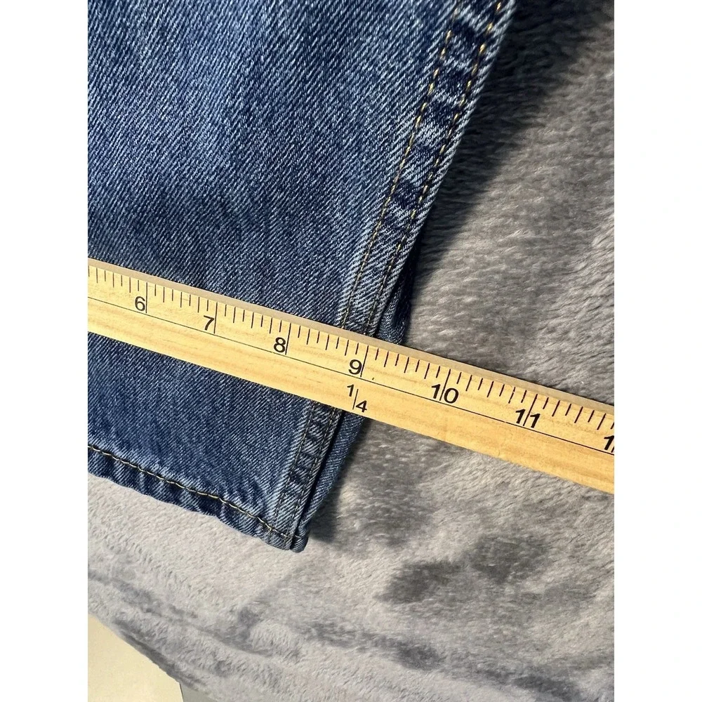 Levis 505 Regular Fit Mens Jeans 38x29 Medium Wash Blue Straight Leg Denim